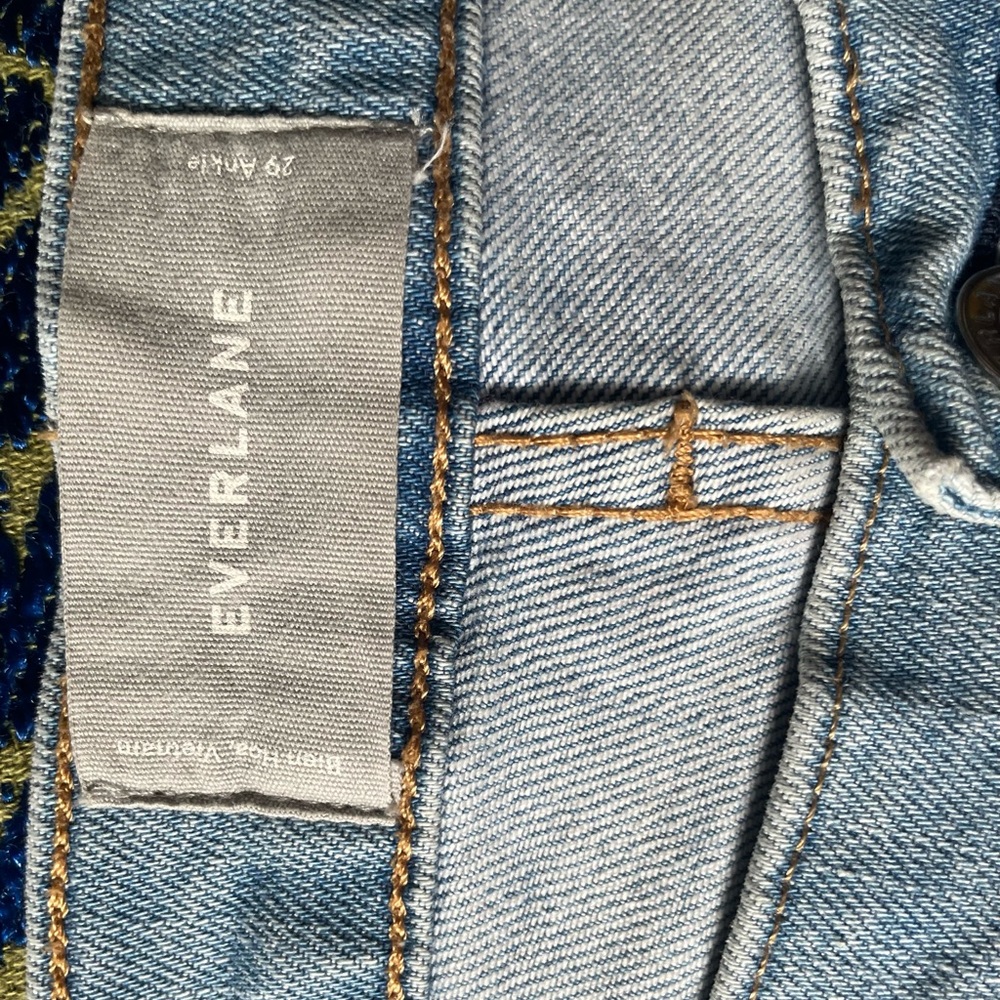 Everlane 29” Ankle light wash denim